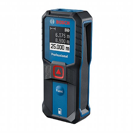 Ferramenta - Trena a Laser Bosch GLM 25-23 Profissional - Múltiplas funções - Alcance de 25 metros - Azul - 0601.072.W00