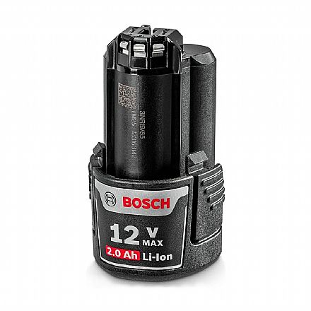 Ferramenta - Bateria Recarregável Bosch Professional GBA 12V 2Ah - Compatível com ferramentas Bosch 12V - 2608.000.723