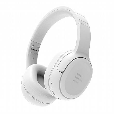 Fone de Ouvido - Fone de Ouvido Bluetooth Pulse HB200 - Bluetooth 5.3 - Dobrável - Branco - PH431