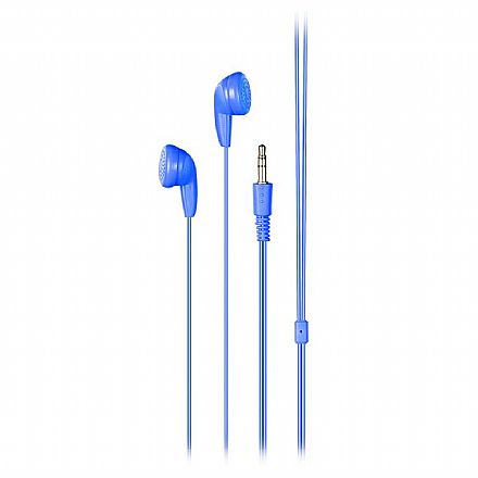 Fone de Ouvido - Fone de Ouvido Intra-Auricular Multilaser Play PH314 - Conector P2 - Azul