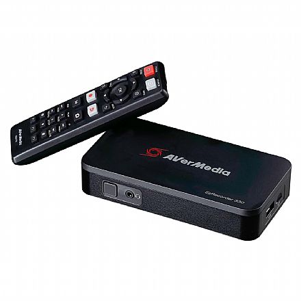 Captura de TV/Video - Standalone Gravador de Vídeo AVerMedia EzRecorder 330 - H.265 - Stream - USB - HDMI - ER330