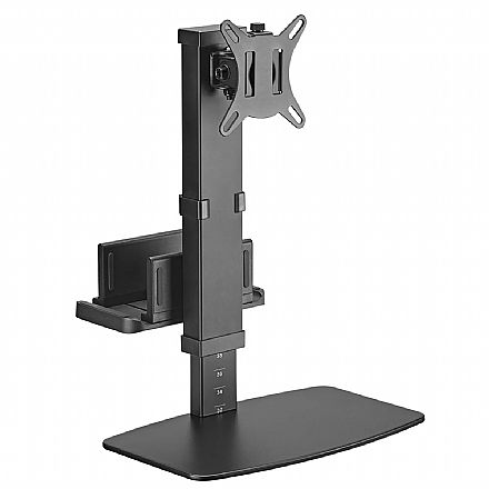 Suporte de Monitor/TV - Suporte para Monitor até 32" PCYes - Com Suporte Para Desktop - Ajuste de Altura e Rotação - SMD-100