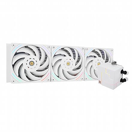 Water Cooler - Water Cooler Thermalright Core Matrix (AMD/Intel) - 360mm - LED ARGB - Branco - Suporte a AM5 e LGA 1700