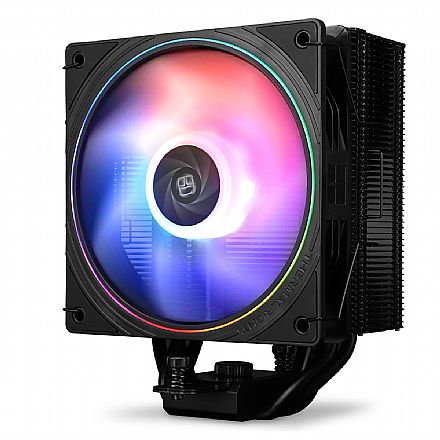 Cooler CPU - Cooler Thermalright Assassin Spirit 120 EVO (AMD/Intel) - ARGB - Preto - Suporte a AM5 e LGA 1700