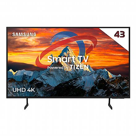 TVs - TV 43" Samsung UN43DU7700 - Smart TV - UHD 4K - HDR 10+ - Gaming HUB - Wi-Fi e Bluetooth