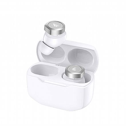 Fone de Ouvido - Fone de Ouvido Bluetooth Earbud Edifier TWS W240TN - Cancelamento de Ruído ANC - Dual Driver - IP55 - Branco