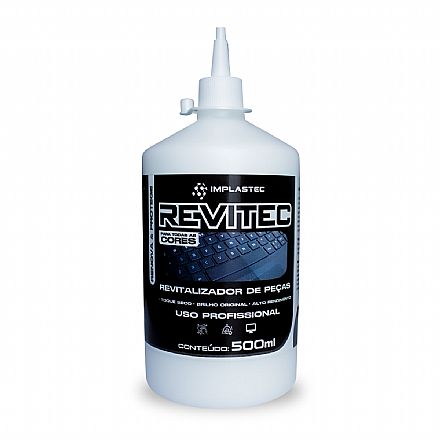 Ferramenta - Gel Revitalizador de Peças - Implastec Revitec - 500ml - Protege Contra o Envelhecimento e Desgaste