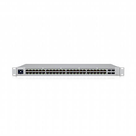 Rede Switch - Switch 48 Portas Ubiquiti USW-48 - Gigabit - 4 portas SFP - UniFi - Camada 2 - Gerenciável