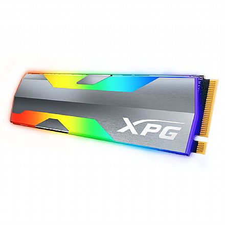 SSD - SSD M.2 1TB Adata XPG Spectrix S20G - NVMe - Leitura 2500 MB/s - Gravação 1800MB/s - ASPECTRIXS20G-1T-C