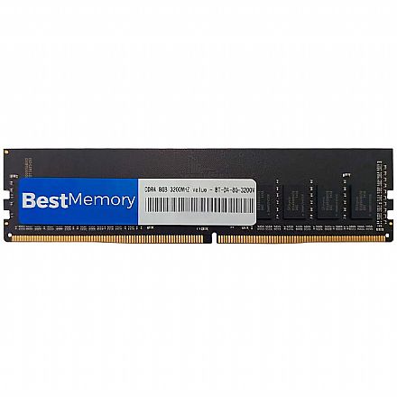 Memória para Desktop - Memória 8GB DDR4 3200MHz Best Memory Value - BT-D4-8G-3200V