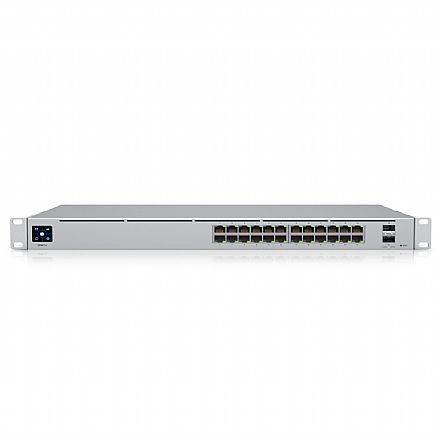 Rede Switch - Switch 24 Portas Ubiquiti Pro 24 - UniFi - 24 Portas Gigabit - 2 Portas SFP+ - Layer 3 - USW-PRO-24