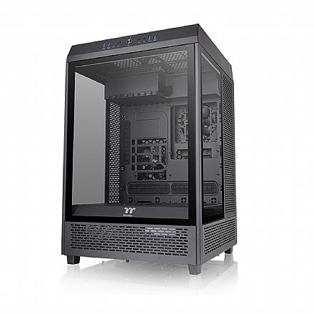 Gabinete - Gabinete Thermaltake The Tower 500 Black - Vidro Temperado - Mid Tower E-ATX - CA-1X1-00M1WN-00