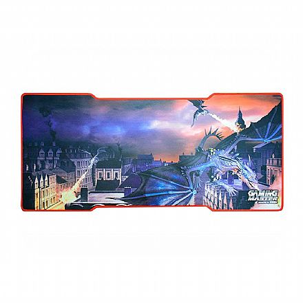 Mouse pad - Mouse Pad Gamer K-Mex Dragao - Extra Grande - 800 x 350 x 3mm - FXX82350004CK1X