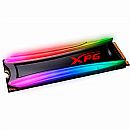 SSD M.2 256GB Adata XPG Spectrix S40G - NVMe - Leitura 3500MB/s - Gravação 1200MB/s - LED RGB - AS40G-256GT-C