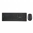 Kit Teclado e Mouse sem Fio C3Tech K-W70BK - ABNT2 - 1600dpi - Receptor USB - Preto