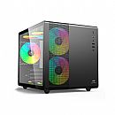 Gabinete Gamer Aquário C3Tech Aquarius - Lateral em Vidro Temperado - USB 3.0 - Micro ATX - Preto - MT-G710BK