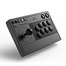 Controle 8BitDo Arcade Stick - 2.4GHz, Bluetooth e USB-C - Compatível com Xbox e PC - Modos JoyStick e GamePad - Preto - 81JA