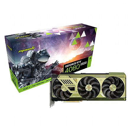 GeForce RTX 4080 Super 16GB GDDR6X 256bits - Manli Gallardo - M-NRTX4080SG/6RMHPPP-M3535