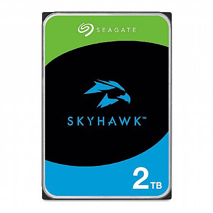 HD 2TB SATA - 256MB Cache - Seagate SkyHawk Surveillance - ST2000VX017 - Ideal para Vigilância