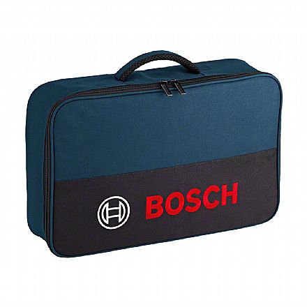 Bolsa para Transporte de Ferramentas Bosch Softcase - Compacta - Até 4,5Kg - Preta e Azul - 1600.A00.3BH