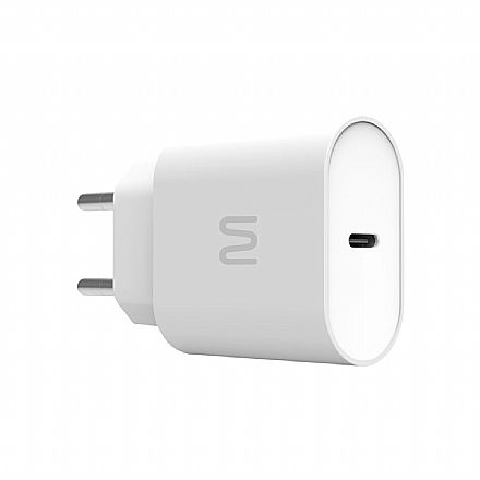 Carregador de Parede USB-C - Multilaser CB167 - 20W - Carregamento Rápido - Branco