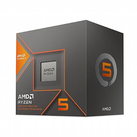 AMD Ryzen 5 8600G - 6 Núcleos - 12 Threads - 4.3GHz (Turbo 5.0 GHz) - Cache 22MB - AM5 - TDP 65W - 100-100001237BOX