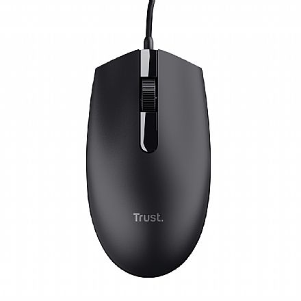 Mouse USB Trust Basi - 1200dpi - Preto - T24271