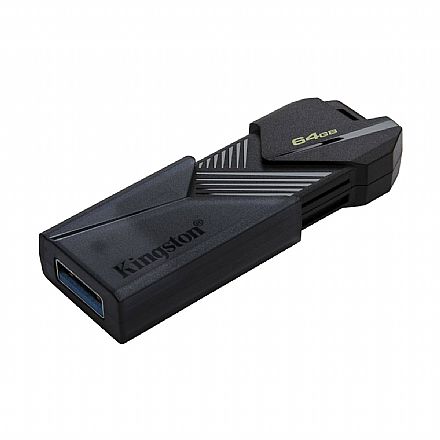 Pen Drive 64GB Kingston DataTraveler Exodia Onyx - USB 3.2 - Preto - DTXON/64GB