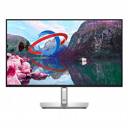 Monitor 27" Dell P2725HE Profissional - Full HD IPS - HUB USB-C e RJ45 - Regulagem de Altura e Rotação 90° - 99% de sRGB - HDMI/DisplayPort - Outlet - Garantia 90 dias