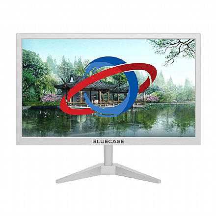 Monitor 19" Bluecase BM19X1HVWW - LED - 60HZ - Resolução 1440 x 900 pixels - Ajuste de Inclinação - Suporte VESA - HDMI/VGA - Widescreen - Branco