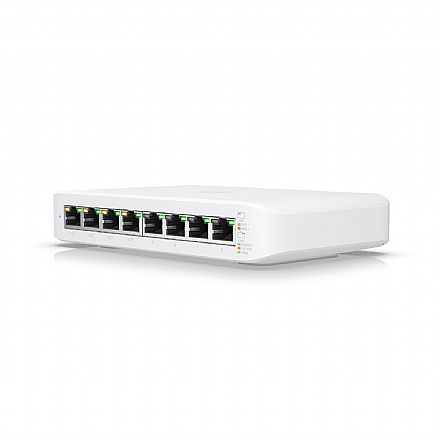 Switch 8 Portas Ubiquiti USW-LITE-8-POE - Gigabit - PoE+ 52W - UniFi