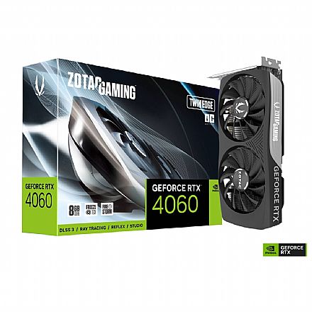 GeForce RTX 4060 8GB GDDR6 128bits - Zotac Twin Edge OC - ZT-D40600H-10M