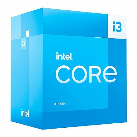 Intel® Core i3 14100 - LGA 1700 - 3.5GHz (Turbo 4.7GHz) - Cache 12MB - 14ª Geração - BX8071514100