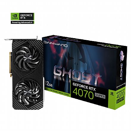 GeForce RTX 4070 Super 12GB DDR6 192bits - Gainward Ghost NED407S019K9-1043B