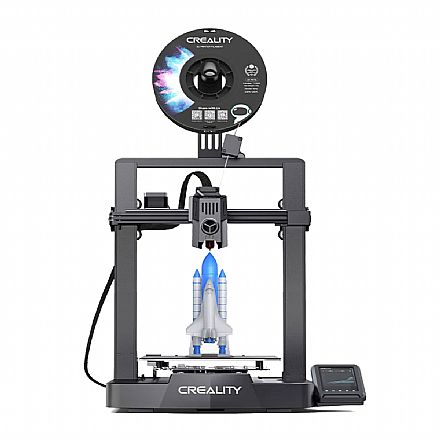 Impressora 3D Creality Ender-3 V3 KE - FDM - Impressão 500mm/s - Extrusão 300°C - USB, Wi-Fi e Ethernet - Volume de Construção 220 x 220 x 240mm - Bivolt